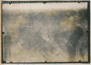 Foto der Stellungen nordwestlich von Trésavaux (Luftbild)