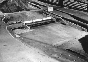 Hydraulisches Modell der Staustufe Wintrich
