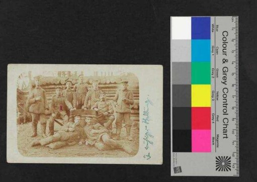Feldpostkarte von Konrad Brau aus dem Felde