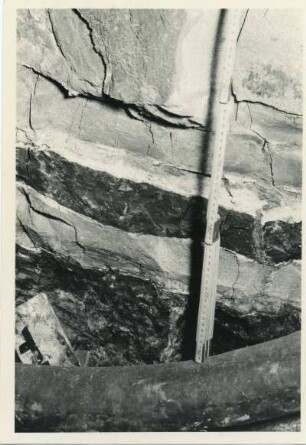 Dresden-Gittersee. Grubenfeld Gittersee. 2. Sohle. Querschlag 5 bei 428 m. 3. und 4. Flöz