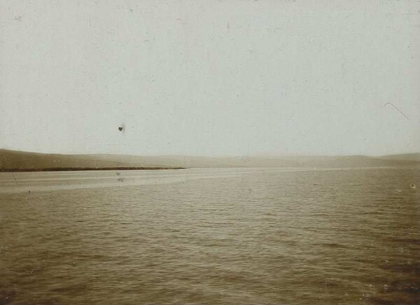 View from the north to the southern end of the Tanganyika.