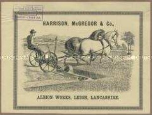 Grasmäher von der Firma Massey-Harris und Co. in Kanada