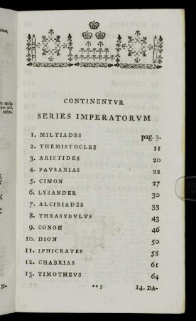 Continentur series Imperatorum