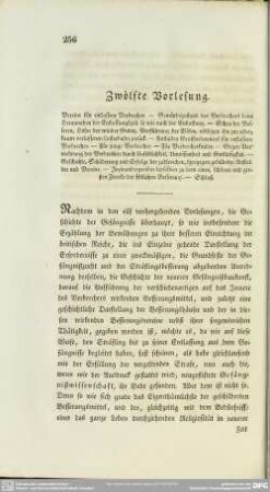 Zwölfte Vorlesung