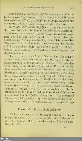 Eisenbahn Zittau-Reichenberg