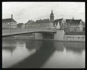 Cannstatt, Wilhelmsbrücke vom linken Ufer
