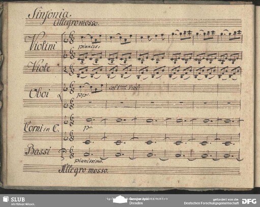 Einlage Sinfonia (Anonymus)