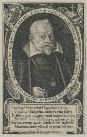 Bildnis des Egidivs AlbertinvsBildnis des Egidivs Albertinvs