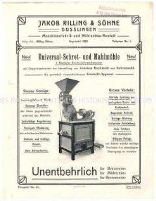 Universal-Schrot- und Mahlmühle