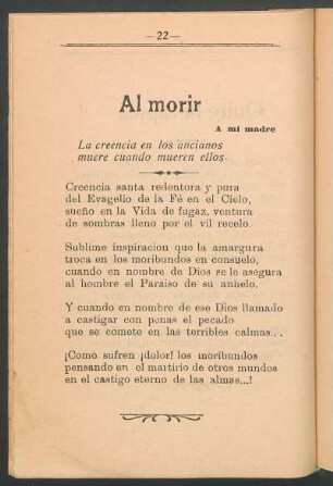 Al morir
