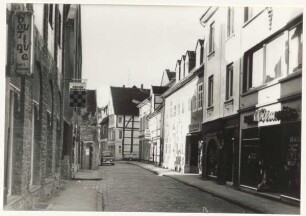 Unter der Wehme, Blickrichtung Krumme Straße. Detmold