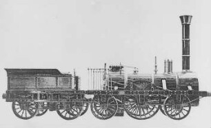 Modell der Lokomotive "Adler" : Technikgeschichte | Industrie und Technik | Eisenbahnbetriebsmittel (Lokomotiven und Wagen)