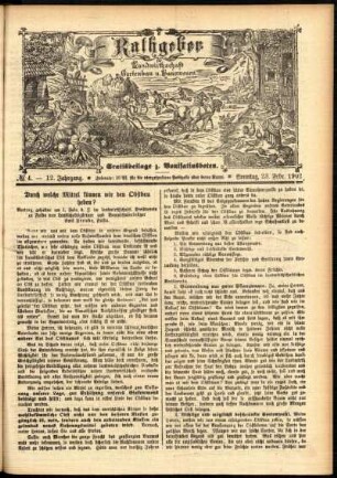 Ausgabe vom Sonntag, den 23. Februar 1902.