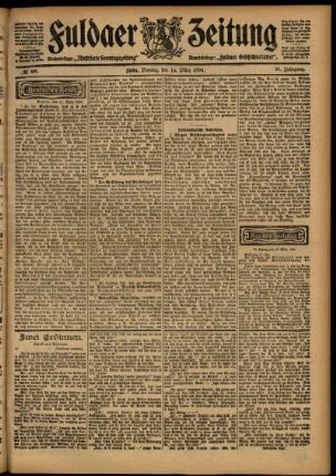 Ausgabe vom Montag, den 14. März 1904.