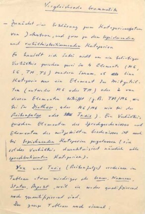 1-5, Erklärung zum Kategoriensystem von Jakobson
