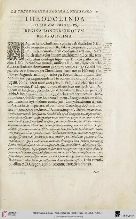 Theodolinda boiorum Princeps, Regina Longobardorum