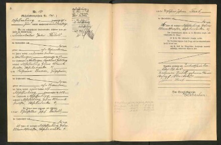Standesamtsbuch der Stadt Aschaffenburg: Eheschließungen 252/1930 - 130/1931