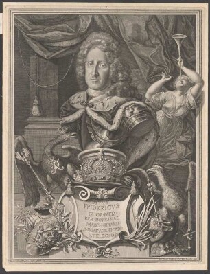 Porträt Friedrich I., König von Preußen (1657-1713)
