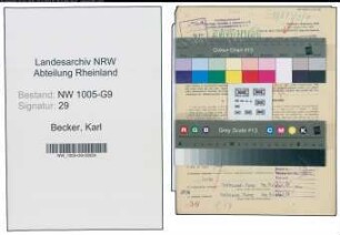Entnazifizierung Karl Becker , geb. 25.12.1907 (Maurerpolier)