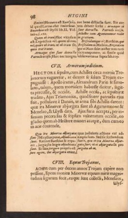 CVII. Armorum judicium.