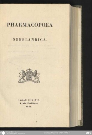 Pharmacopoea Neerlandica