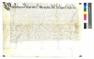 Erzbischof Johann Philipp zu Mainz verleiht dem Albrecht von Liebenstein ein Mannlehen zu Bönnigheim.