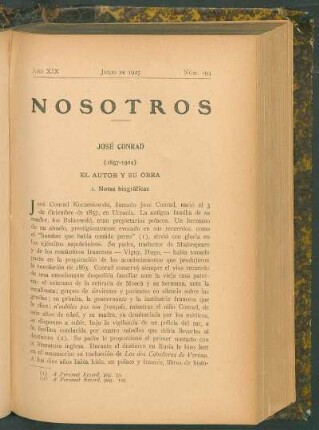 José Conrad (1857-1924) - El autor y su obra