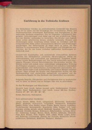 Einführung in das Technische Zeichnen
