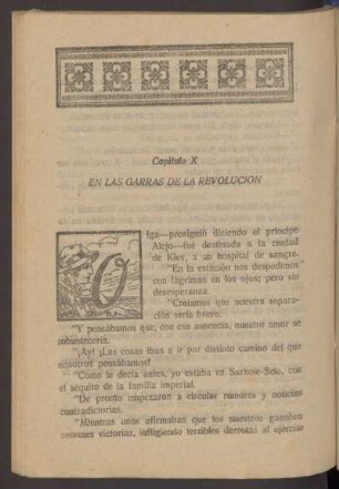 Capítulo X - En las garras de la revolución