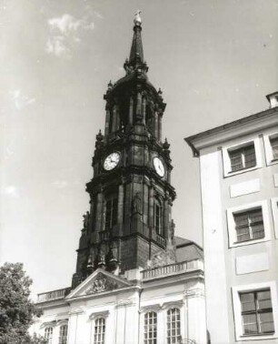 Dresden-Neustadt. Dreikönigskirche. Turm (1854/1857; K. M. Haenel, F. L. Marx)