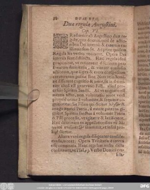 Duae regulae Augustini. Cap. VI.