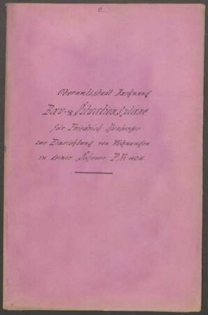 Kunberger, Friedrich, Bäcker und Wirt Umbau der Scheune zum Wohnhaus