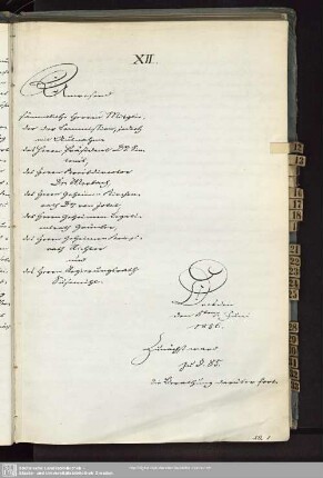 XII., 5. Juni 1856