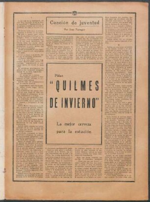 Canción de juventud