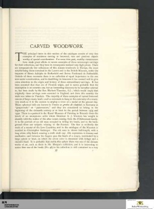 Carved Woodwork