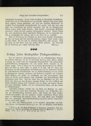 Sechzig Jahre theologischer Verlagsrundschau