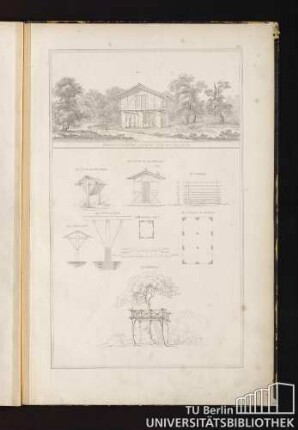 XIII. Perspectivische Ansicht der Heuscheune.
