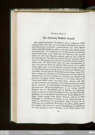 Fünftes Kapitel Die Erhebung Mustafa Kemals