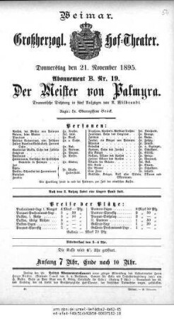 Der Meister von Palmyra