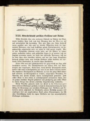 XXII. Abwehrschlacht zwischen Soissons und Reims