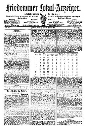 Nr. 11, 14.01.1912