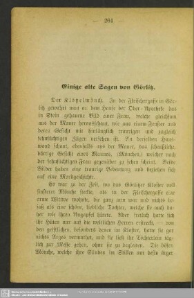 Einige alte Sagen von Görlitz
