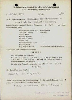 Schilling, Albert