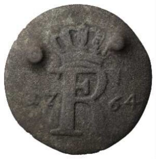 Fundmünze, 4 Gute Pfennig, 1764