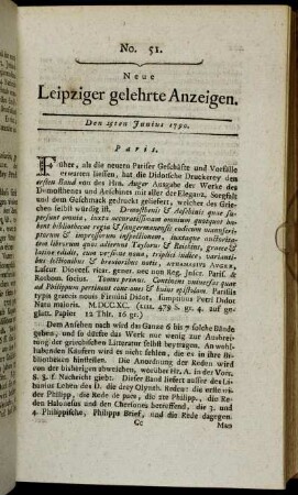 No. 51. Den 25ten Junius 1790.