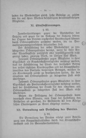 XI. Strafbestimmungen.