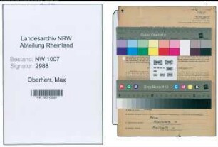 Entnazifizierung Max Oberherr , geb. 12.04.1900 (Fuhrunternehmer)