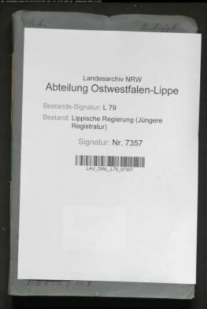 Chaussee von Schönemark über Schmedissen nach Meinberg - Band 2