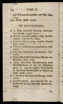 74-87, In Duodecimo.
