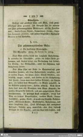 Die zusammenziehenden Gifte